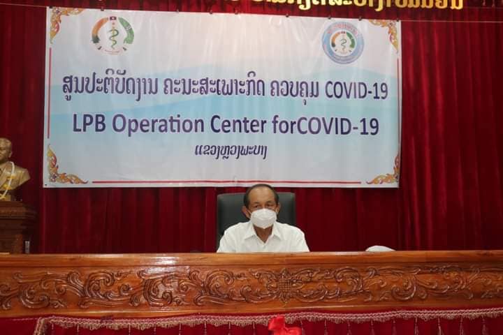 Tỉnh Luang Prabang tăng cường biện pháp phòng chống Covid-19