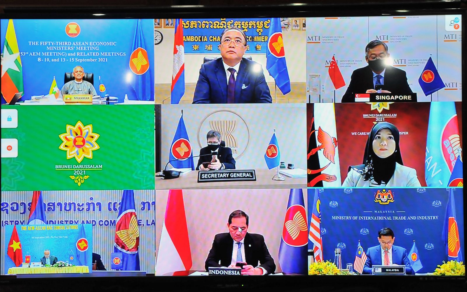 Khai mạc Hội nghị Bộ trưởng Kinh tế ASEAN lần thứ 53