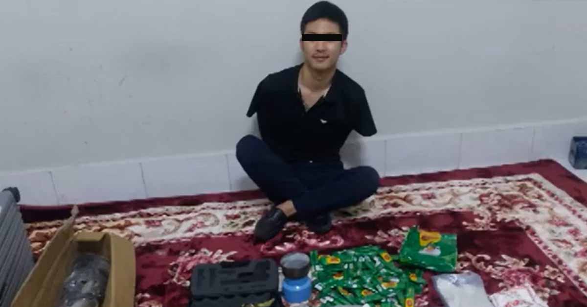 Công an Vientiane bắt giữ đối tượng buôn ma tuý là người Trung Quốc