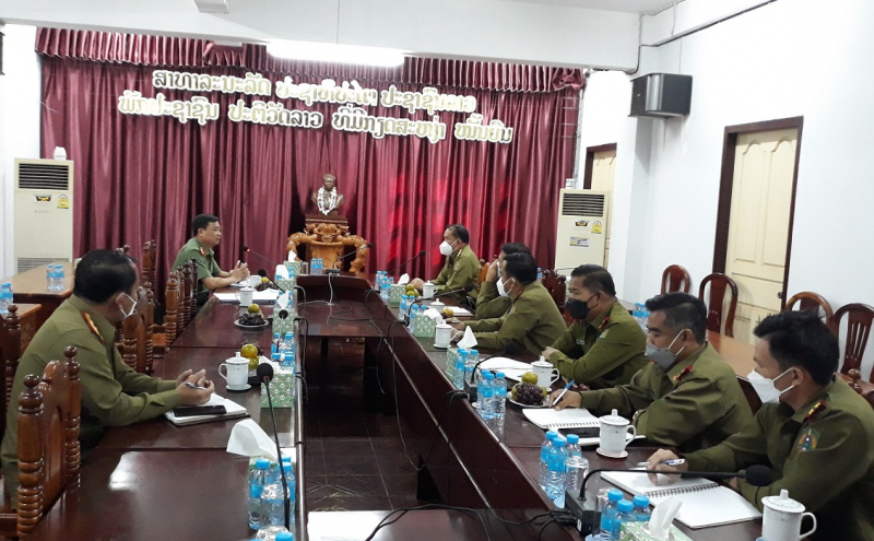 Khảo sát xây dựng trụ sở làm việc tặng Công an 2 tỉnh Khăm Muộn và Sa Văn Na Khệt (Lào)