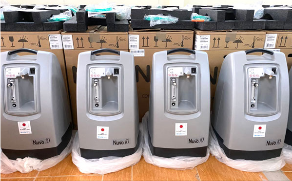 Nhật Bản tài trợ Lào thiết bị y tế để phòng chống Covid-19