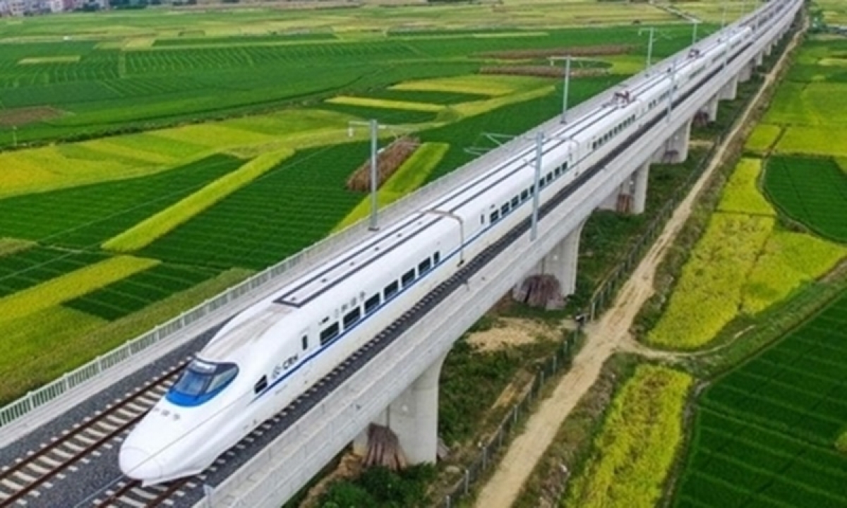 Đường sắt Trung Quốc. Ảnh: Tân Hoa xã.