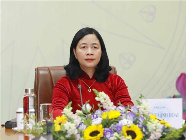 Viet Nam-Lao trao doi ve cong tac dan van cua moi Dang hinh anh 2