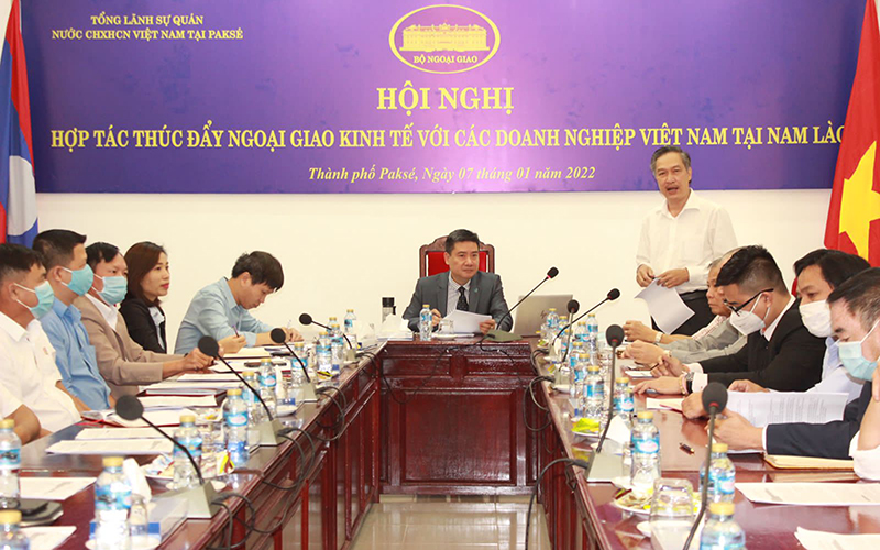 Thúc đẩy ngoại giao kinh tế với doanh nghiệp Việt Nam tại Nam Lào