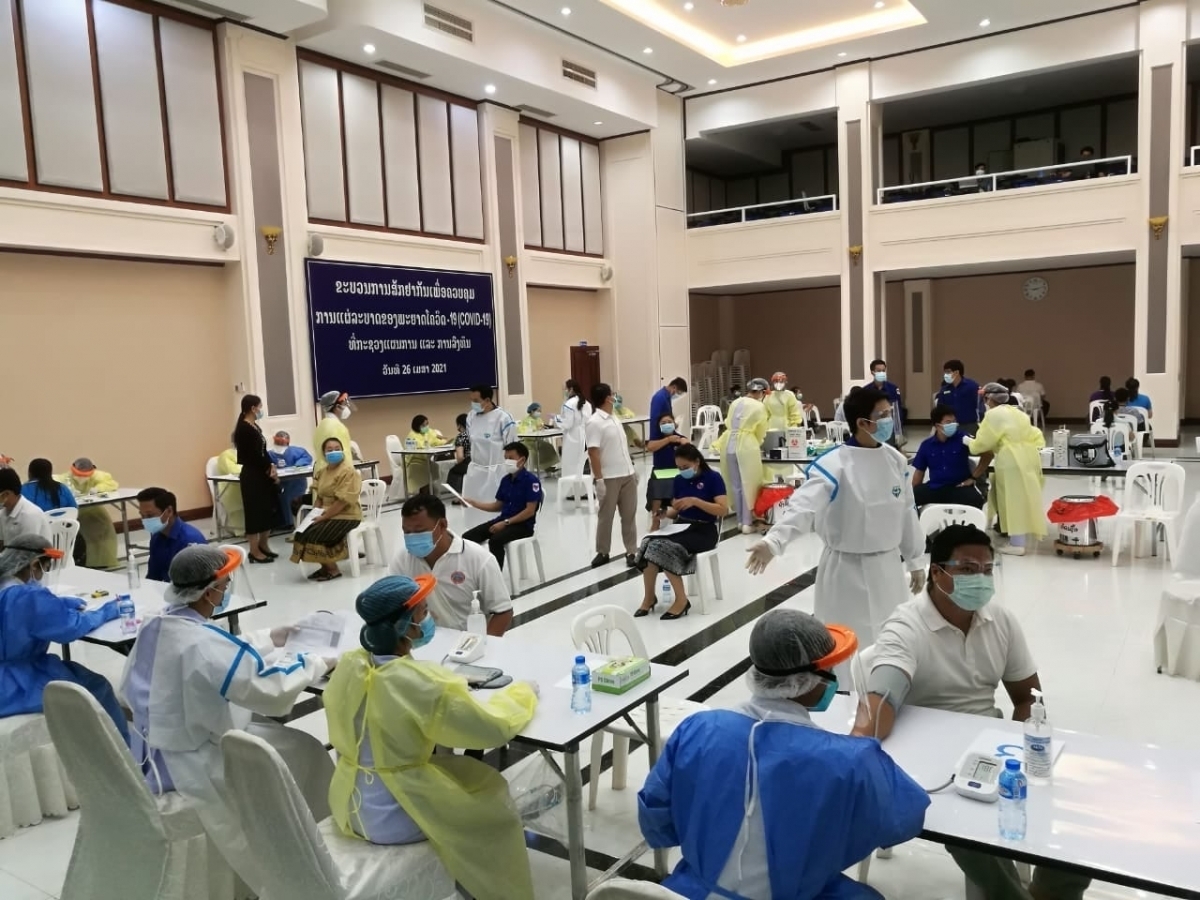 Số ca mắc Covid-19 tại Lào đang ở mức cao