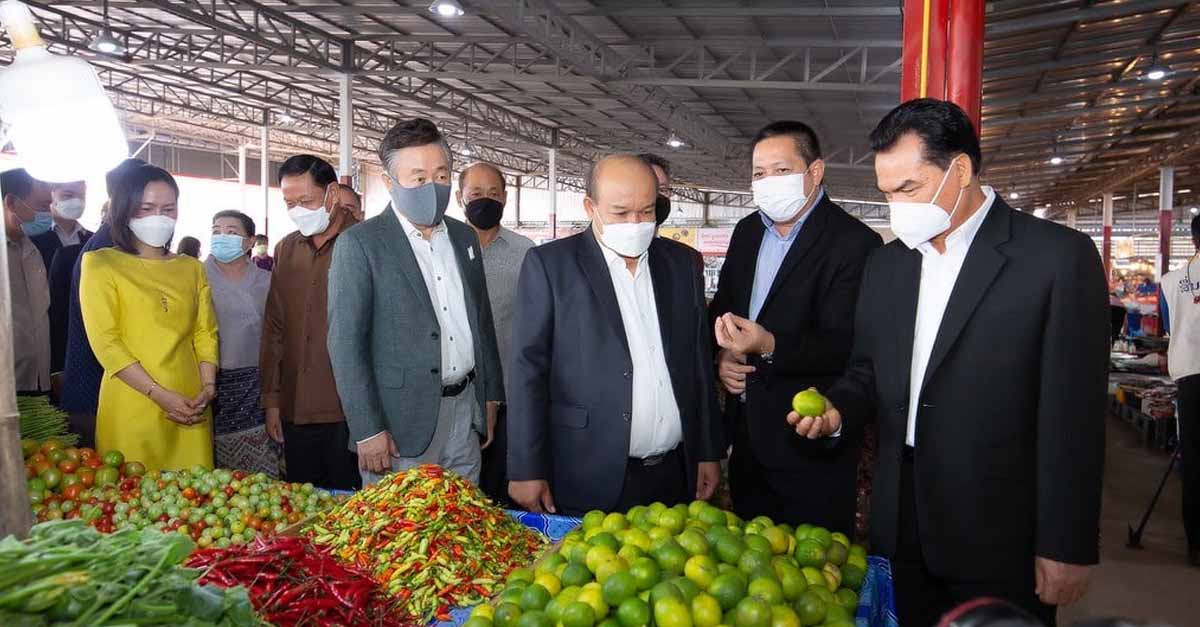 Vientiane có chợ đầu mối mới