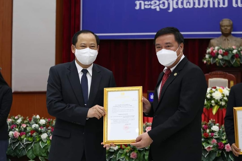 Bộ Kế hoạch và Đầu tư Lào có Bộ trưởng mới