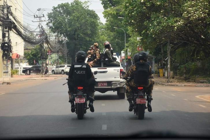 Vientiane tăng cường tuần tra dịp năm mới