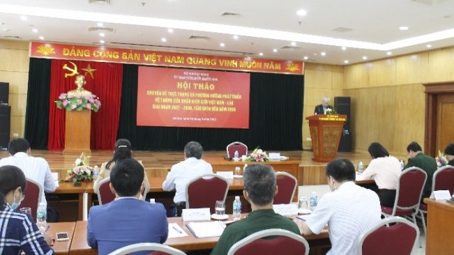 Hội thảo về phương hướng quy hoạch cửa khẩu Việt Nam-Lào giai đoạn 2021-2030, tầm nhìn đến năm 2050