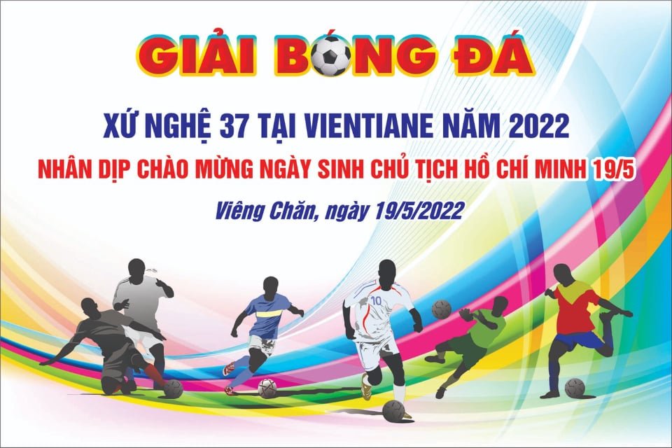 Câu lạc bộ đồng hương xứ Nghệ lần đầu tổ chức giải bóng đá tại Vientiane