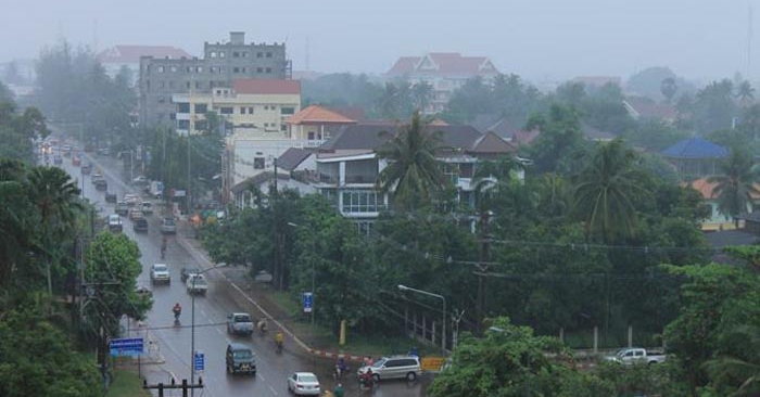 Lào bắt đầu bước vào mùa mưa