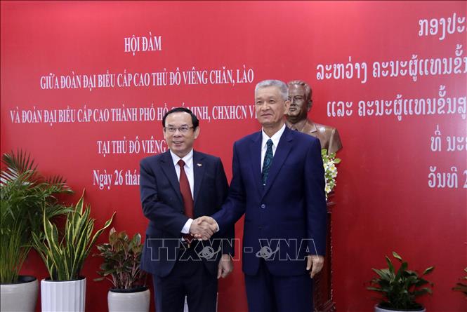 Thành phố Hồ Chí Minh và Thủ đô Viêng Chăn của Lào tăng cường hợp tác