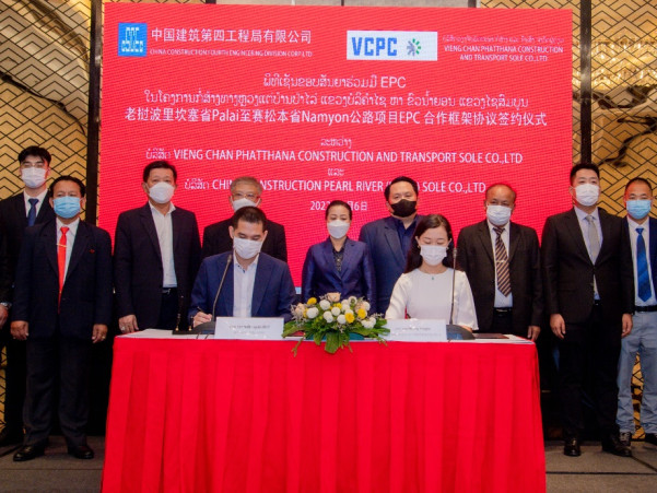 Công ty Trung Quốc trúng thầu xây dựng đường giao thông tại Bolikhamxay