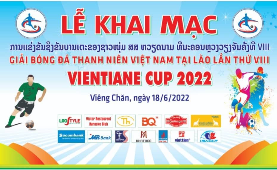 9 đội tham dự Giải bóng đá Thanh niên Việt Nam tại Lào lần thứ 8 diễn ra từ 18/6