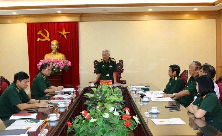 Ban Liên lạc Truyền thống Hữu nghị Việt Nam – Lào làm việc với Bộ Tư lệnh BĐBP