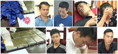 Phá đường dây buôn má túy khủng từ Lào về Việt Nam