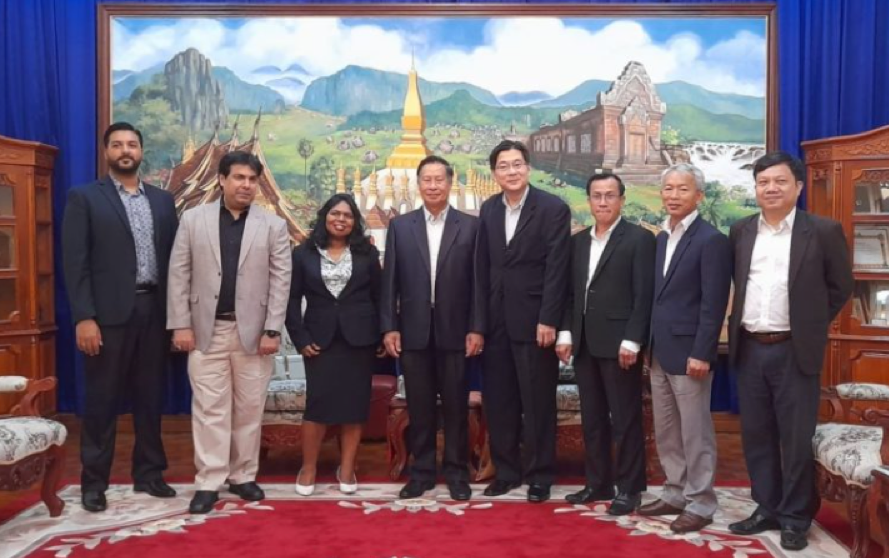 Bộ Thông tin, Văn hóa và Du lịch Lào tiếp đại diện Viện Phát triển Phát thanh và truyền hình châu Á Thái Bình Dương