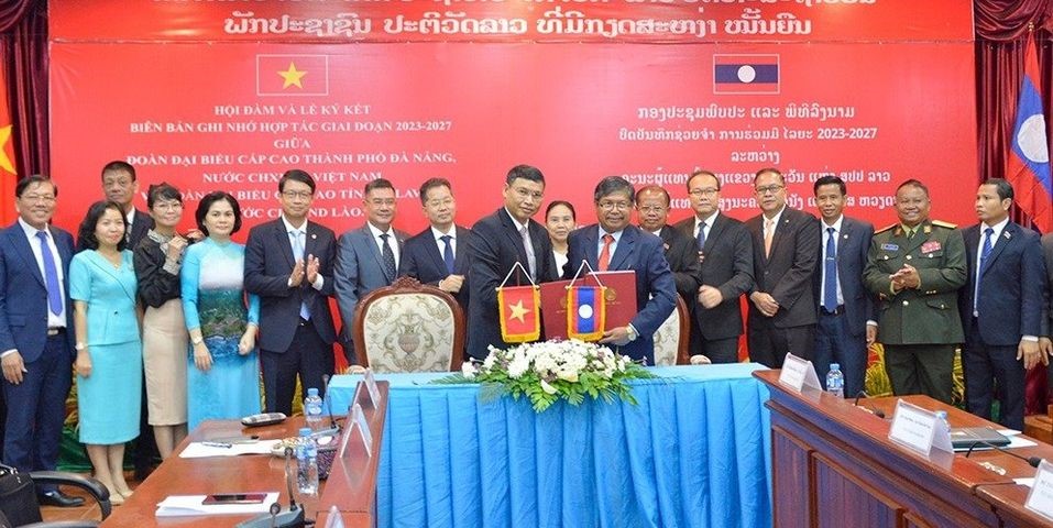 Salavan và Đà Nẵng ký biên bản hợp tác 5 năm