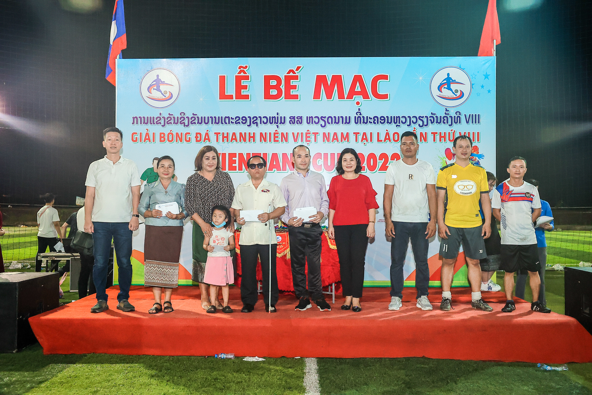 Giải bóng đá Thanh niên Việt Nam tại Lào lần thứ 8 kết thúc thành công tốt đẹp