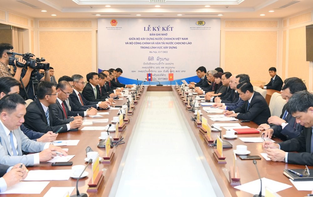 Việt Nam và Lào đẩy mạnh hợp tác trong lĩnh vực xây dựng, phát triển đô thị
