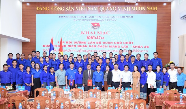Khai mạc lớp bồi dưỡng cán bộ Đoàn chủ chốt của Lào tại Thủ đô Hà Nội