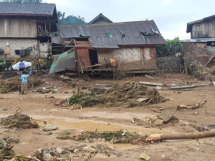 Nhiều địa phương ở Lào bị ảnh hưởng nặng do lũ