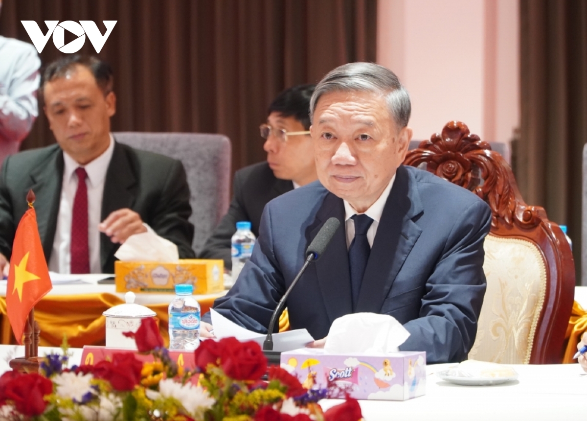 bộ trưởng bộ công an việt nam chào xã giao lãnh đạo cấp cao lào hình ảnh 6 bo truong bo cong an viet nam chao xa giao lanh dao cap cao lao hinh anh 6