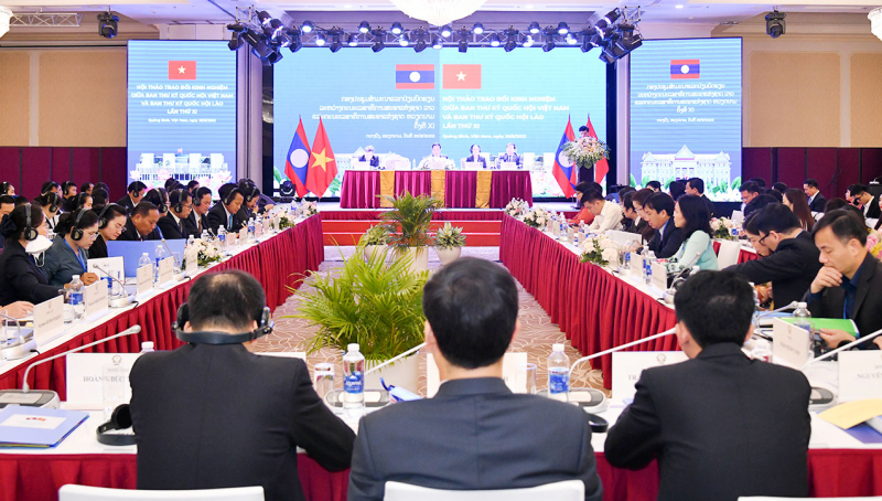 Hội thảo trao đổi kinh nghiệm công tác giữa Văn phòng Quốc hội Việt Nam và Ban Thư ký Quốc hội Lào