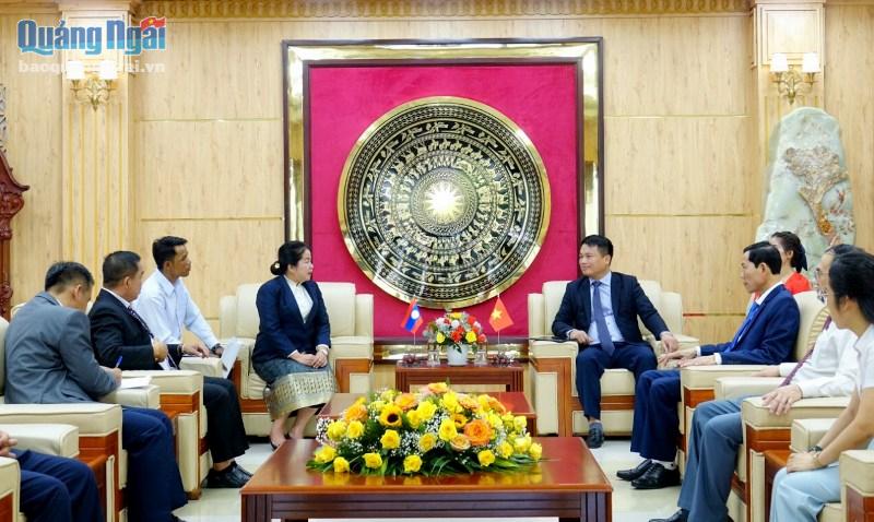 Quang cảnh buổi tiếp.