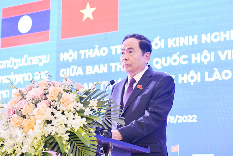 Hội thảo trao đổi kinh nghiệm công tác giữa Văn phòng Quốc hội Việt Nam và Ban Thư ký Quốc hội Lào -0