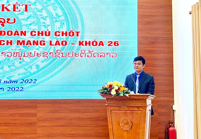 Hoàn thành lớp bồi dưỡng cán bộ Đoàn chủ chốt của Lào do Trung ương Đoàn tổ chức ảnh 2