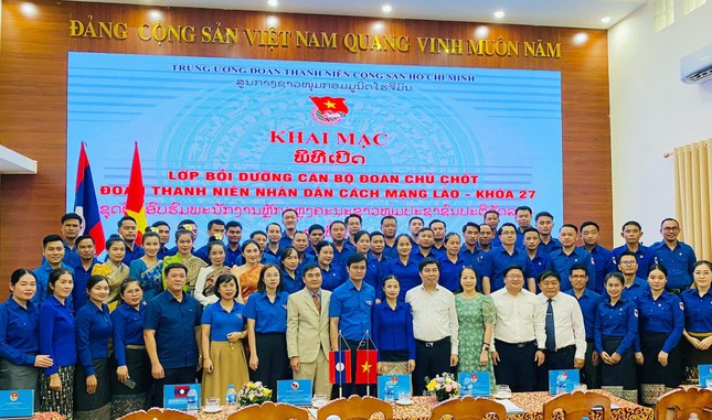 Khai mạc lớp bồi dưỡng cán bộ chủ chốt Đoàn Thanh niên Lào khóa 27 tại Hà Nội ảnh 2