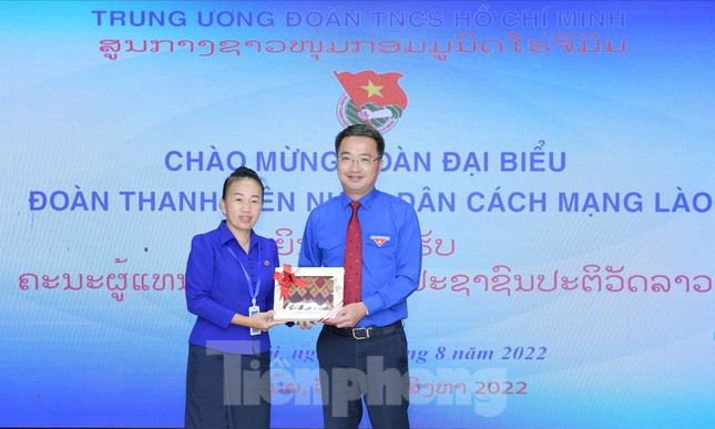 Bí thư Trung ương Đoàn tiếp đoàn đại biểu Đoàn Thanh niên Lào ảnh 5