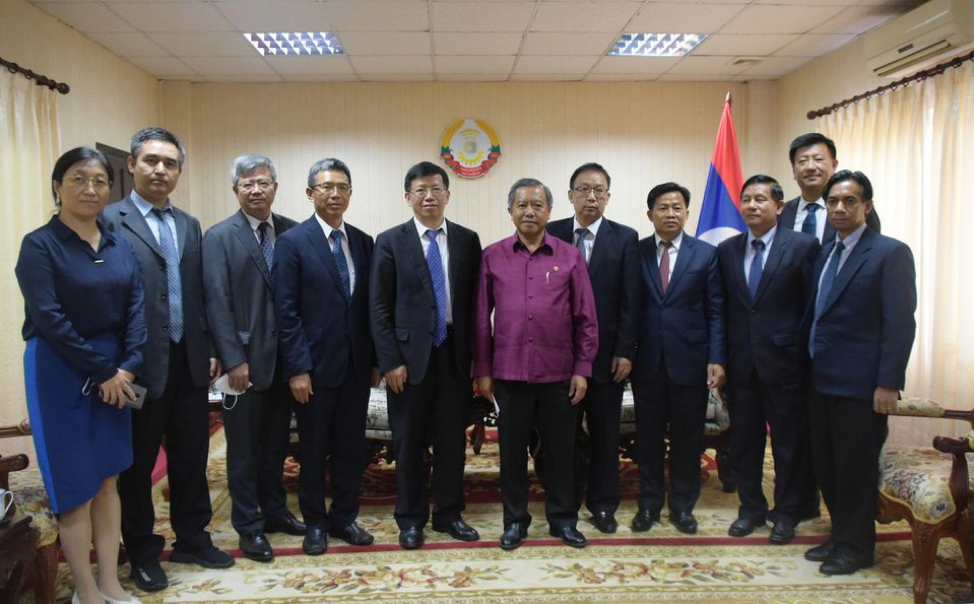 Bộ trưởng Công nghệ và Thông tin Lào tiếp lãnh đạo Cơ quan Hàng không vũ trụ Trung Quốc