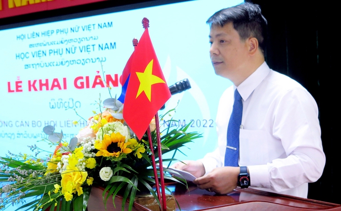 Khai giảng lớp bồi dưỡng cán bộ Hội LHPN Lào - Ảnh 1.