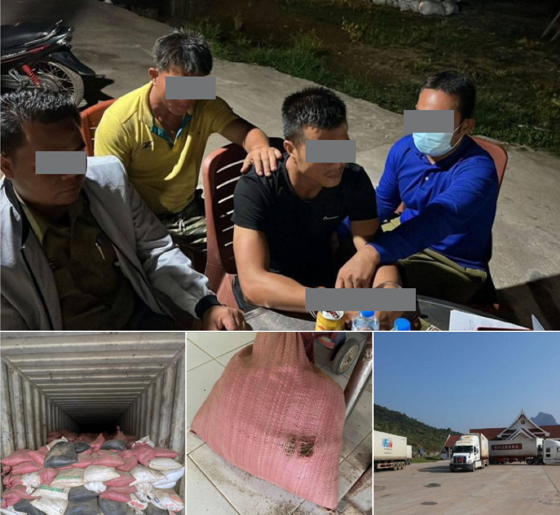 Khăm Muôn tịch thu lượng lớn khoáng sản chuẩn bị nhập lậu sang Việt Nam