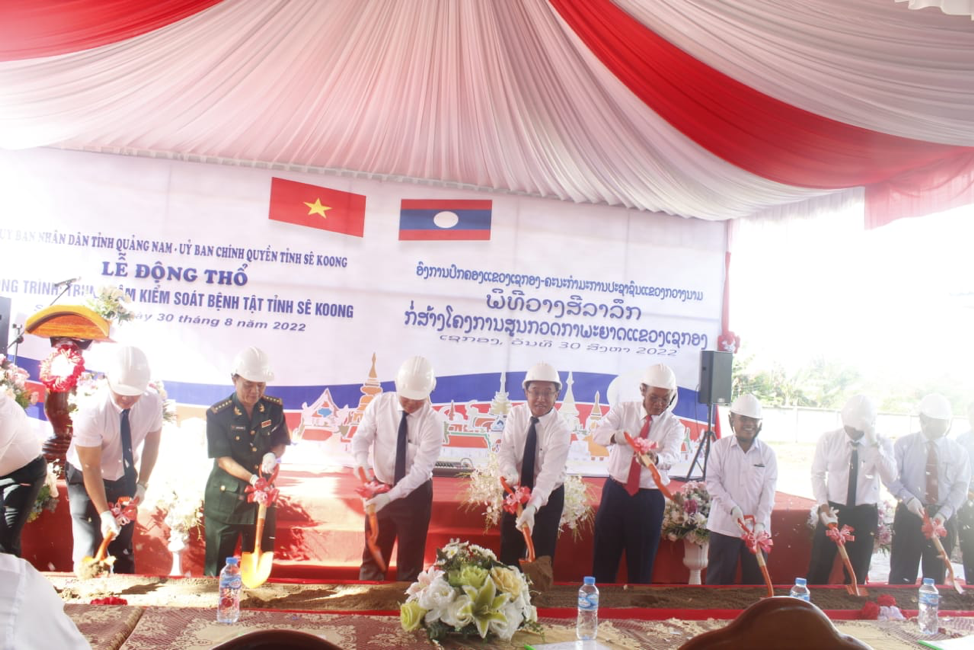 Quảng Nam khởi công công trình trung tâm kiểm soát dịch bệnh tại tỉnh Sekong