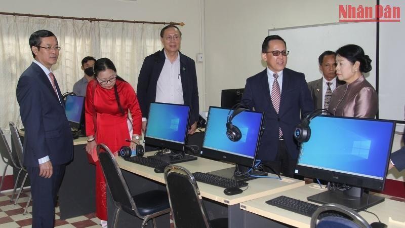 Khánh thành Trung tâm đào tạo tiếng Việt hữu nghị UCL-IICT tại Lào