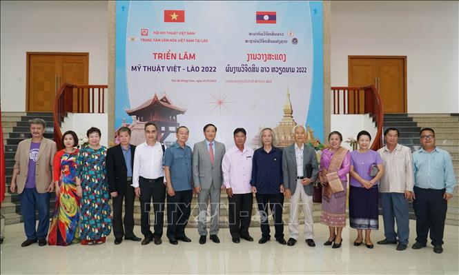 Ấn tượng Triển lãm Mỹ thuật Việt Nam – Lào 2022