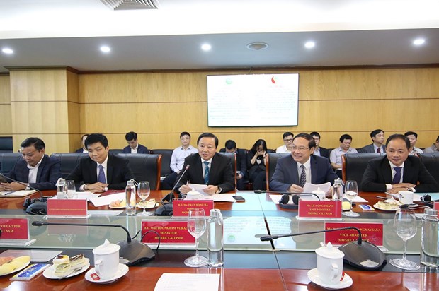 Việt Nam-Lào thúc đẩy hợp tác quản lý tài nguyên và môi trường
