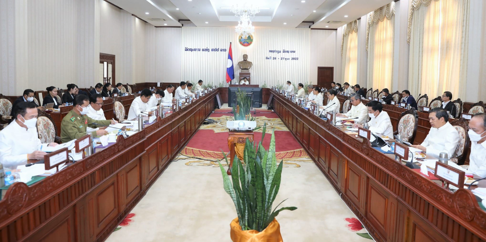 Chính phủ Lào họp thường kỳ tháng 10
