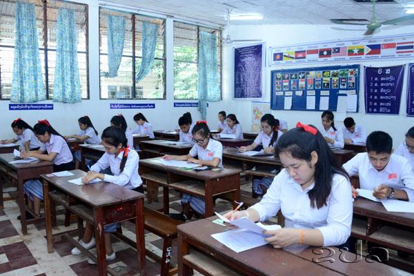 Học sinh Lào ngày càng có xu hướng yêu thích tiếng Trung