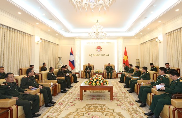 Lực lượng Bộ đội Biên phòng Việt Nam-Lào tăng cường hợp tác hình ảnh 1 Luc luong Bo doi Bien phong Viet Nam-Lao tang cuong hop tac hinh anh 1