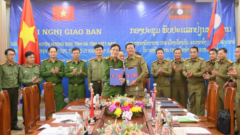 Đảm bảo an ninh, trật tự tuyến biên giới Việt – Lào