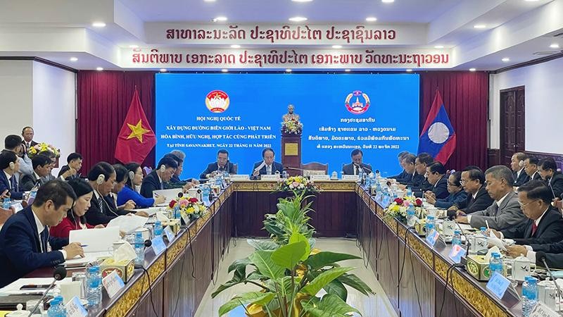 Hội nghị quốc tế về xây dựng đường biên giới Lào-Việt Nam năm 2022