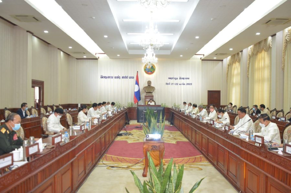 Chính phủ Lào đề ra các công tác trọng tâm đến hết năm 2022