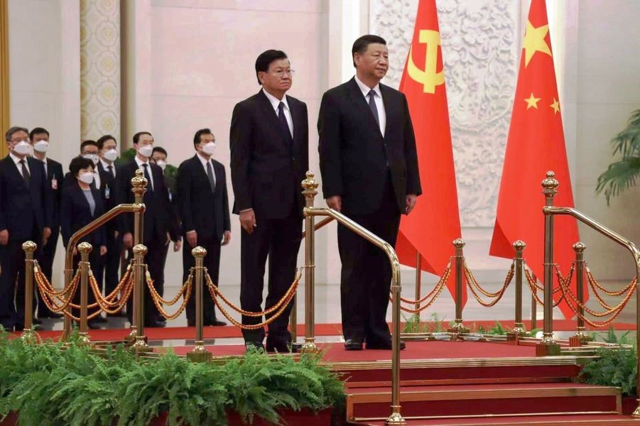 Tổng Bí thư Chủ tịch nước Lào thăm hữu nghị Trung Quốc