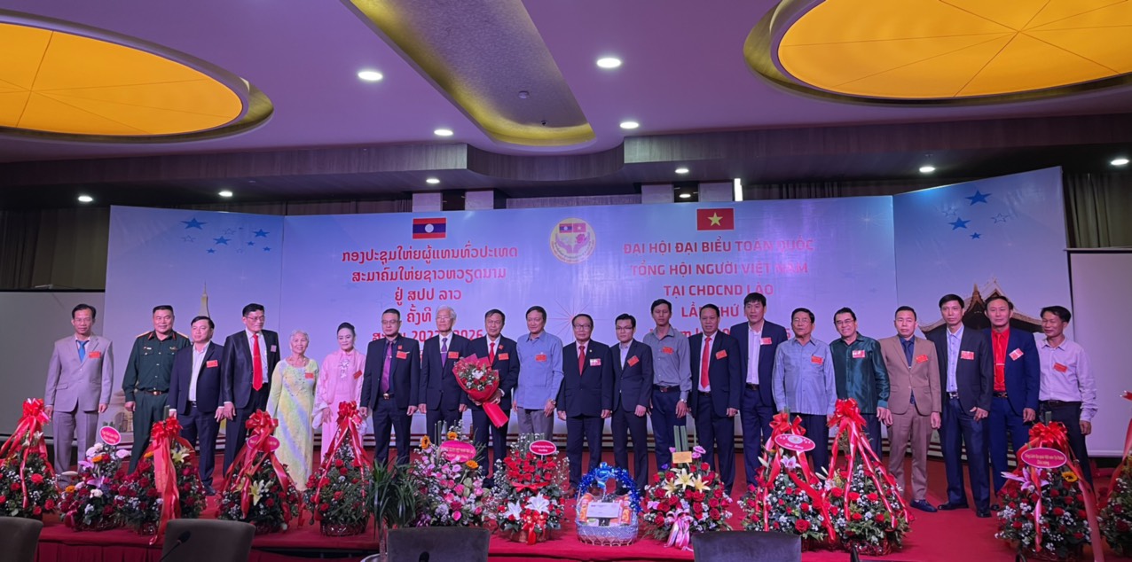Đại hội khoá III Tổng Hội người Việt Nam tại Lào nêu cao tinh thần đoàn kết cộng đồng