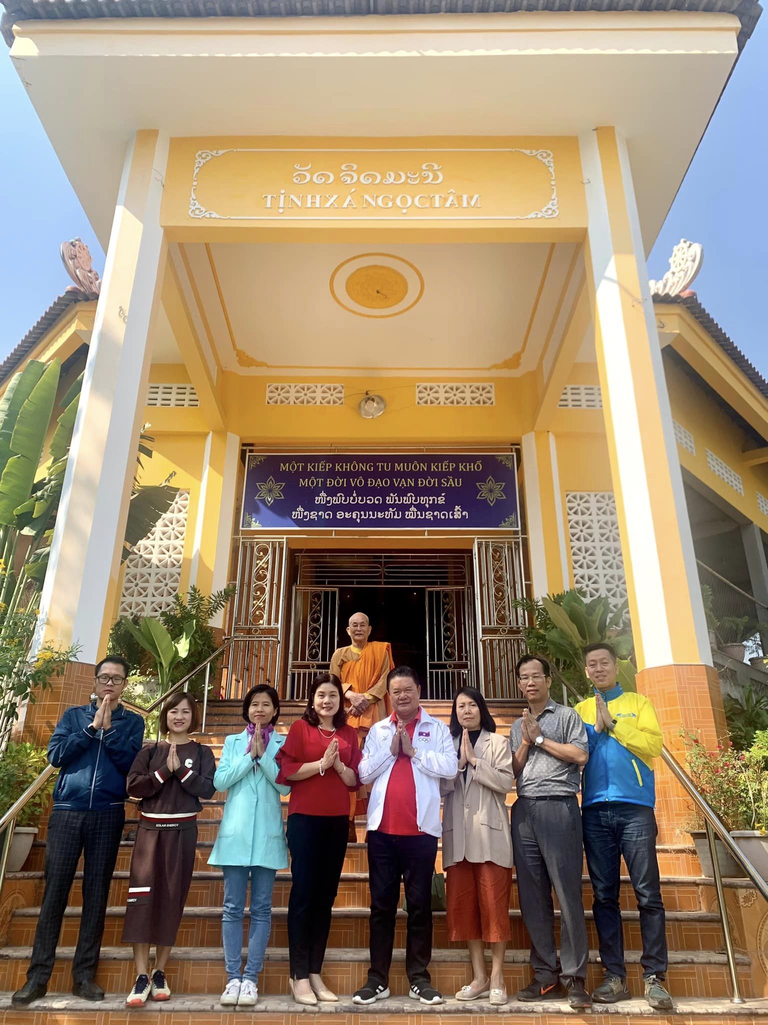 Tịnh xá Ngọc Tâm thủ đô Vientiane, điểm đến tâm linh cho cộng đồng người Việt Nam