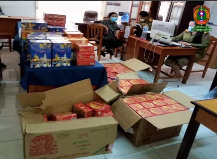 Chính quyền Vientiane ra lệnh cấm nổ pháo